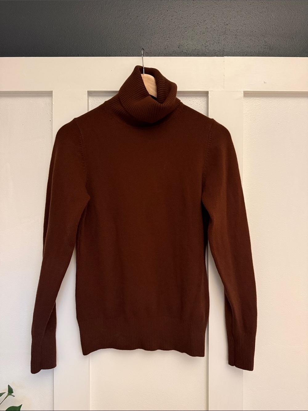 Brown Turtleneck Sweater